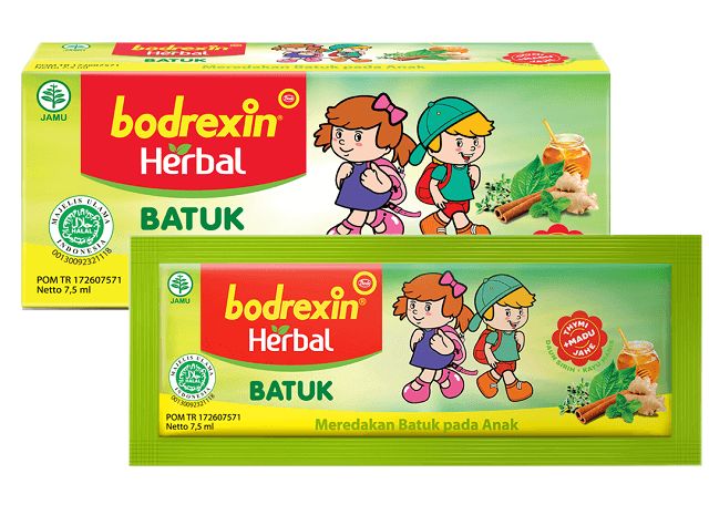 bodrexin herbal anak kemasan sachet