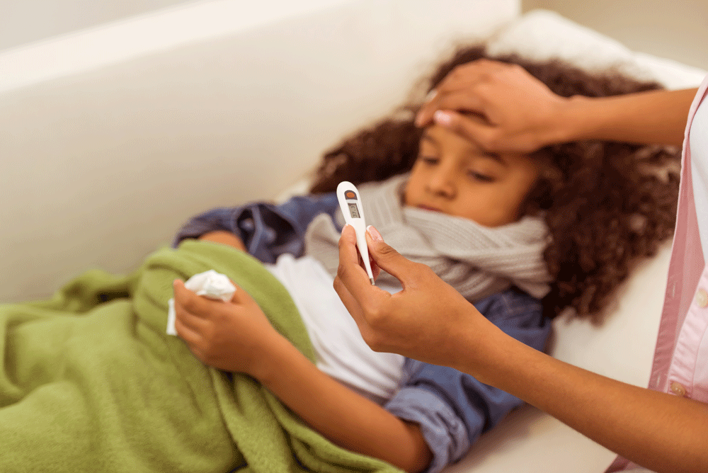Alasan Flu Bisa Bikin Anak Jadi Demam